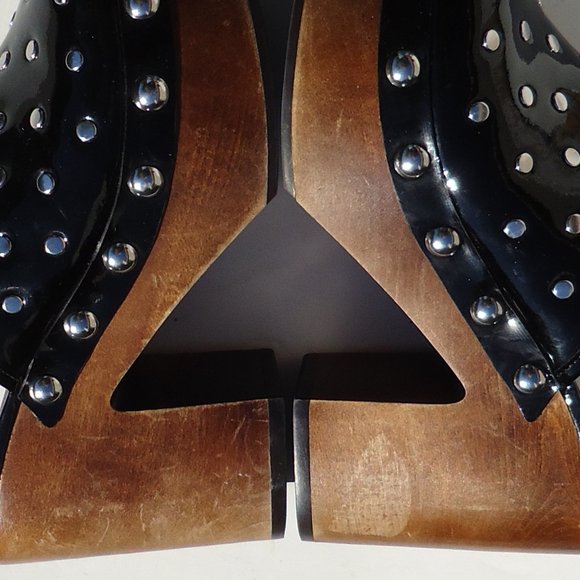 SIZE 36.5. MARC by MARC JACOBS “Dylan” wooden clogs. - Picture 16 of 16